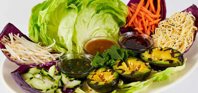 Thai Lettuce Wraps with Avocado